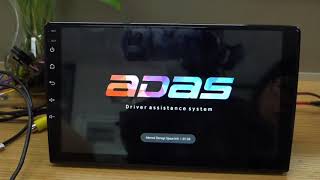 how to install the ADAS DVR and setting update [upl. by Atnoid]