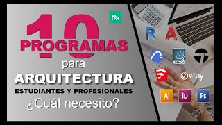 10 PROGRAMAS PARA ARQUITECTURA QUE DEBES APRENDER EN 2021 [upl. by Crawley32]