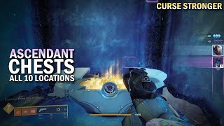 All 10 Ascendant Chest Locations Curse Stronger Destiny 2 Forsaken [upl. by Lebam219]