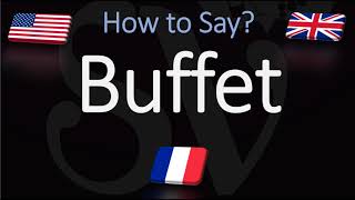 How to Pronounce Buffet CORRECTLY [upl. by Savil]