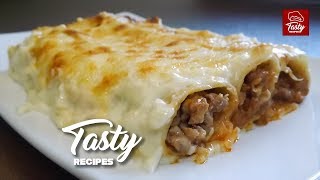 Meat Cannelloni 🥩  Recipe easy amp Tasty [upl. by Darnok]