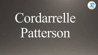 How to pronounce Cordarrelle Patterson [upl. by Elocen]