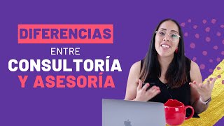 📌 DIFERENCIAS entre CONSULTORÍA y ASESORÍA  Para marcas personales [upl. by Myrle]