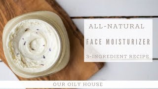 DIY BEGINNER FACE MOISTURISER Tutorial  Start Making Your Own Face Cream Today [upl. by Pubilis]