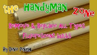 HOW TO CHANGE ALL TYPE FLUORESCENT TUBES [upl. by Charley478]