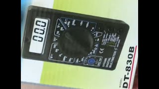 Digital MultiMeter DT 830B [upl. by Ahsiret]