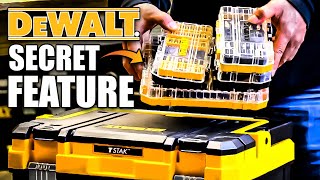 New DeWALT TOOLS TSTAK MODULAR MOBILE STORAGE TOWER HAS A HIDDEN FEATURE [upl. by Nangem]