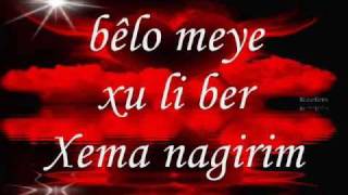 Ebdulqehar zaxoyi  loma nekin lyrics [upl. by Esoranna]