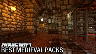 TOP 5 Best Medieval Texture Packs for Minecraft [upl. by Aillemac]