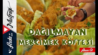 Vazgeçilmeyen Mercimek Köftesi  Dağılmayan Mercimek Köftesi Tarifi  Ardanın Mutfağı [upl. by Paviour653]