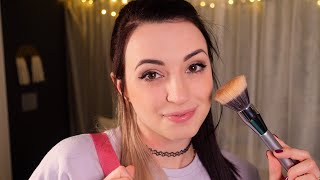 ASMR  Doing Your Makeup Before Class to Impress Your Crush [upl. by Popele]