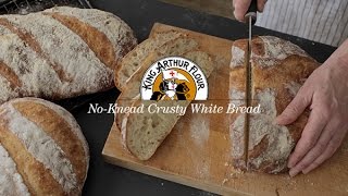 NoKnead Crusty White Bread Our 2016 Recipe of the Year [upl. by Teriann]