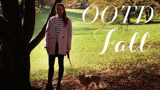 OOTD Herbstlicher Wollmantel amp Stripes [upl. by Lenuahs]