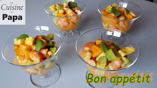 Verrines avocat mangue crevettes [upl. by Betti]