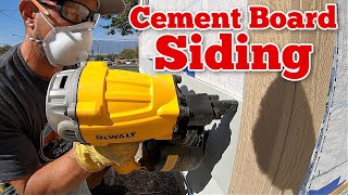 How to Install Cement Board Siding [upl. by Yborian342]