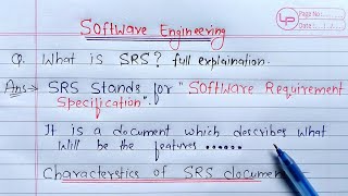 SRS in Software Engineering  Learn Coding [upl. by Ambrogio]