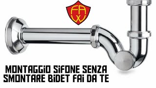 montaggio sifone bidet fai da te [upl. by Thay]