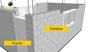 ¿Cómo construir súper fácil con Bloques de Hormigón [upl. by Audres]