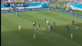 Suarez bites Chiellini in World Cup [upl. by Atsyrk]