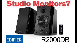 Edifier R2000DB desktop bluetooth speakers review as Studio Monitors [upl. by Sessler507]