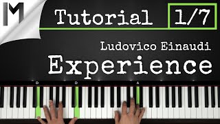 Experience  Ludovico Einaudi  Full Piano Tutorial Part 17 [upl. by Nalehp160]