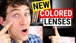 NEW Color Contact Lenses  DAILIES Color Contact Lenses Review Natural Looking [upl. by Hilton813]