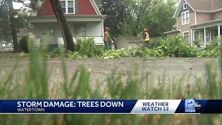 Storm damage in Watertown [upl. by Atirahs]