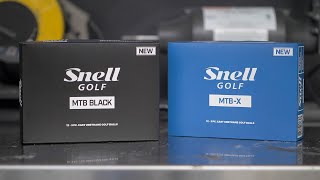 Snell MTBX amp MTB Black  Golf Ball Review [upl. by Adrienne]