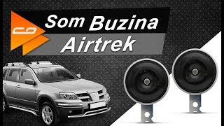 Ouça o Som da Buzina Eletromagnética Automotiva Vetor VT130 para Airtrek – Connect Parts [upl. by Enyrb]