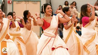 Rima Kallingal At NEMA Onam 2023 Flash Mob [upl. by Boswall]