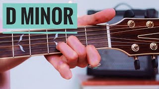 D minor Dm Chord  Beginner Guitar Lesson [upl. by Egiaf398]