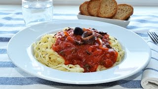 SicilianStyle Pasta with Anchovies  Easy Pasta alla Siciliana Recipe [upl. by Bryan]