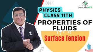 Class 11th – Surface Tension  Properties of Fluids  Tutorials Point [upl. by Urbani594]