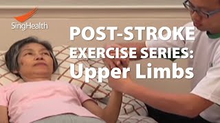 PostStroke Exercises Part 1 Upper Limb [upl. by Yggam]