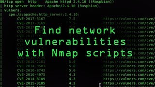 Find Network Vulnerabilities with Nmap Scripts Tutorial [upl. by Dwan]