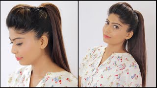 Perfect Ponytail Hairstyle  Easy Ponytail  Rinkal Soni [upl. by Madda]