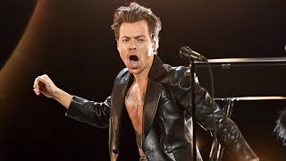 GRAMMYs 2021 Harry Styles Sings Watermelon Sugar in ELECTRIFYING Performance [upl. by Boony]