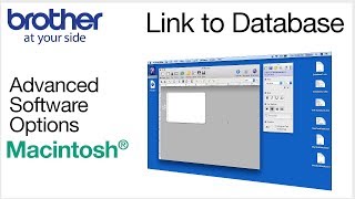 Ptouch Editor – create label from database or spreadsheet  Macintosh [upl. by Diamond]