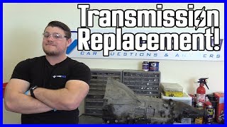 How to Replace an Automatic Transmission  Step by Step [upl. by Nylyak993]