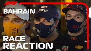 2020 Bahrain Grand Prix Drivers PostRace Reaction [upl. by Sedicla]