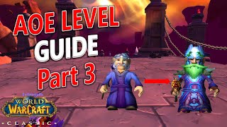 WoW Classic  How to AOE Level a Mage FAST Alliance 2232 [upl. by Sivek]