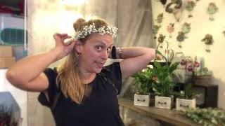 DIY  Tuto Couronne de Gypsophile [upl. by Inessa]