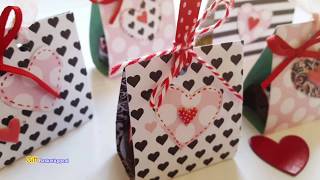 PAPER CANDY BAR HOLDERS  VALENTINES DAY CRAFTS [upl. by Ataynik]