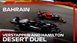 Hamilton And Verstappens Desert Duel  2021 Bahrain Grand Prix [upl. by Eidnac]