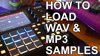 AKAI MPC ONE  How To Load Samples From Loop Kits WAV amp MP3 [upl. by Red]