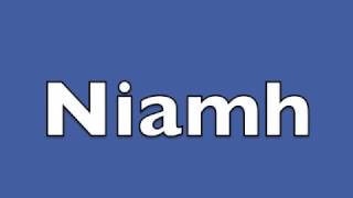 How to pronounce the Irish name Niamh [upl. by Amorete402]