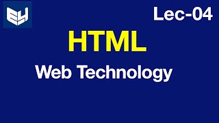 HTML tutorial  Introduction  WT  Web Technology  Lec04  Bhanu Priya [upl. by Nelon532]