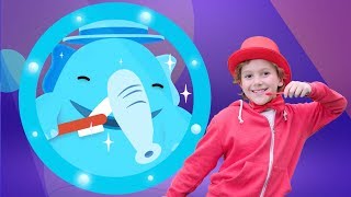 Brush Your Teeth With Emma The Elephant Cartoons and Kids Songs Brought to you by Colgate® [upl. by Quinta]