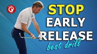 How to stop your early release A simple golf drill [upl. by Jazmin965]