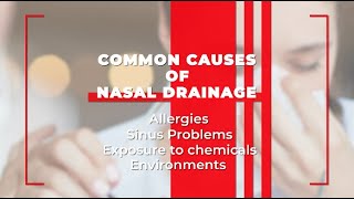 Solving Nasal Drainage Issues [upl. by Northrup]